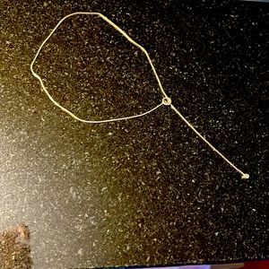 Women’s sterling silver drop necklace